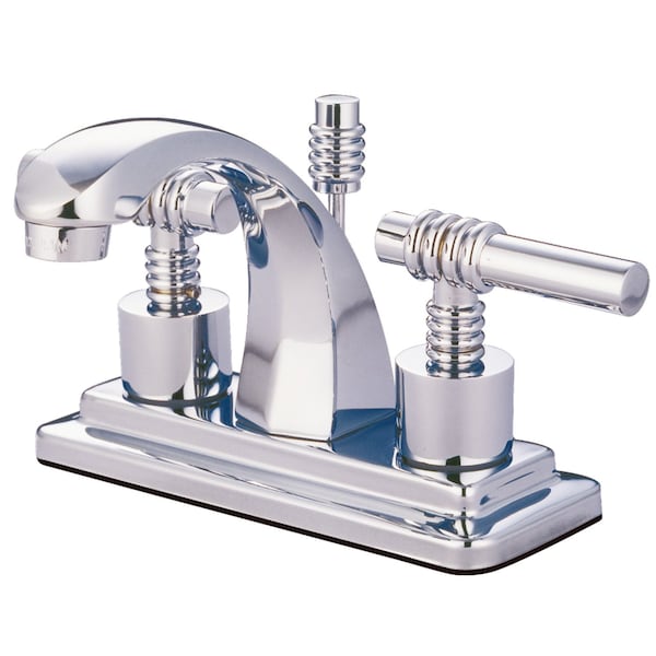KS4641ML 4" Centerset Bathroom Faucet, Polished Chrome